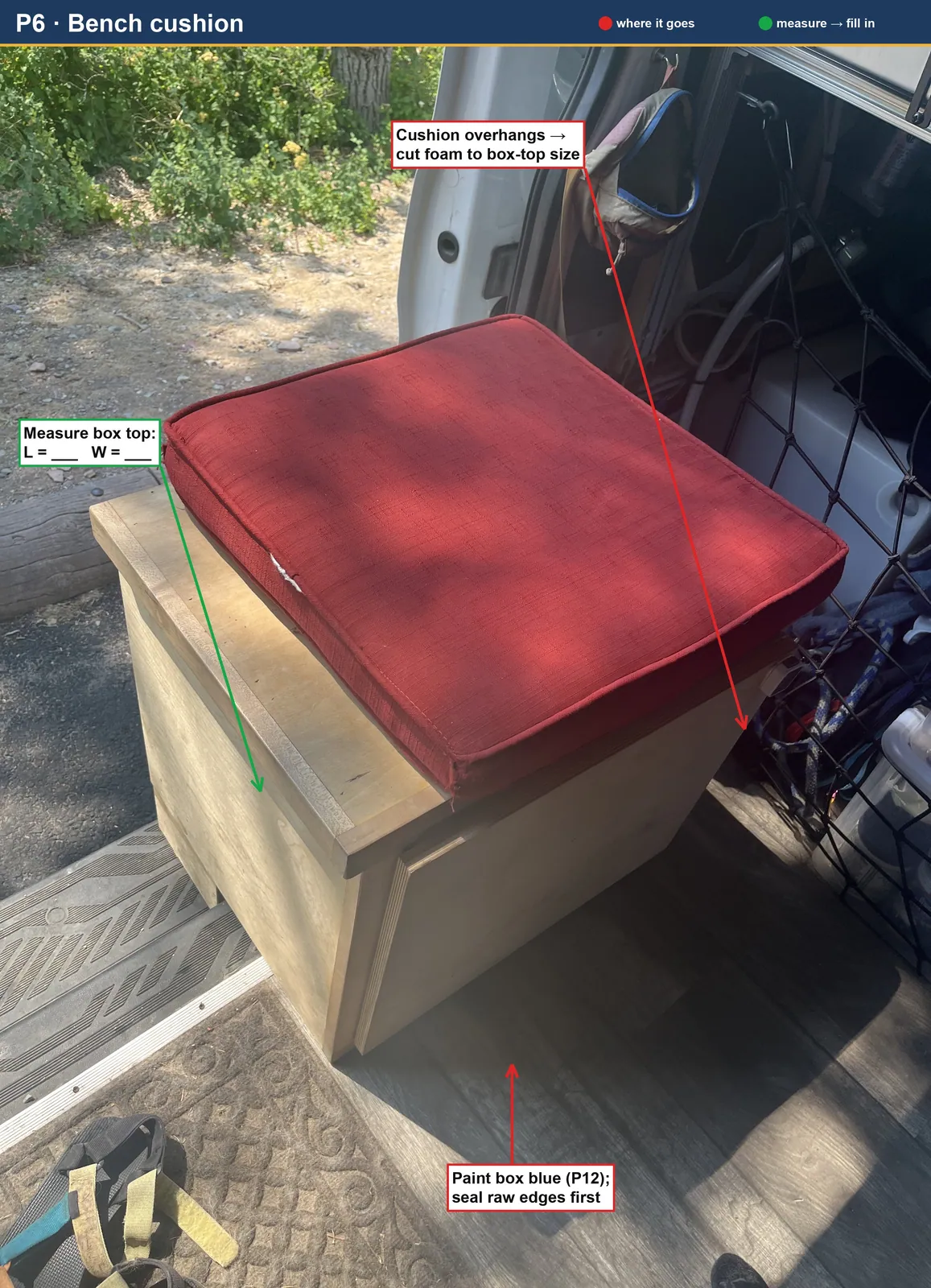 bench cushion