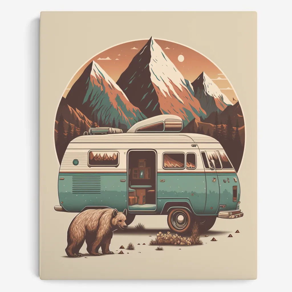 Illustration of the van